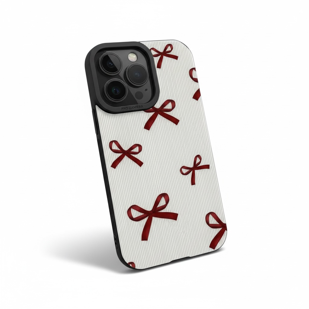 Etui Ribbon Chic z Kokardkami (Soft-Touch)