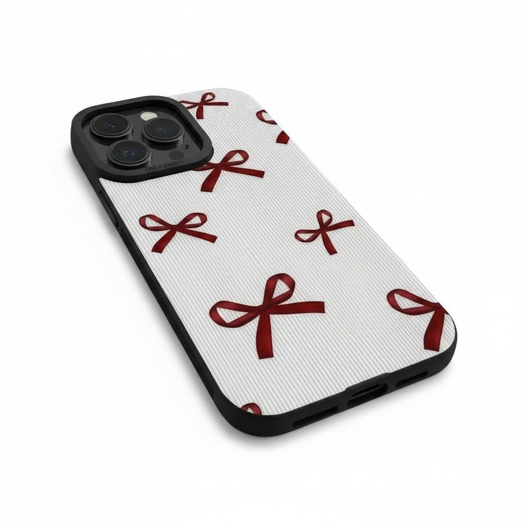 Etui Ribbon Chic z Kokardkami (Soft-Touch)