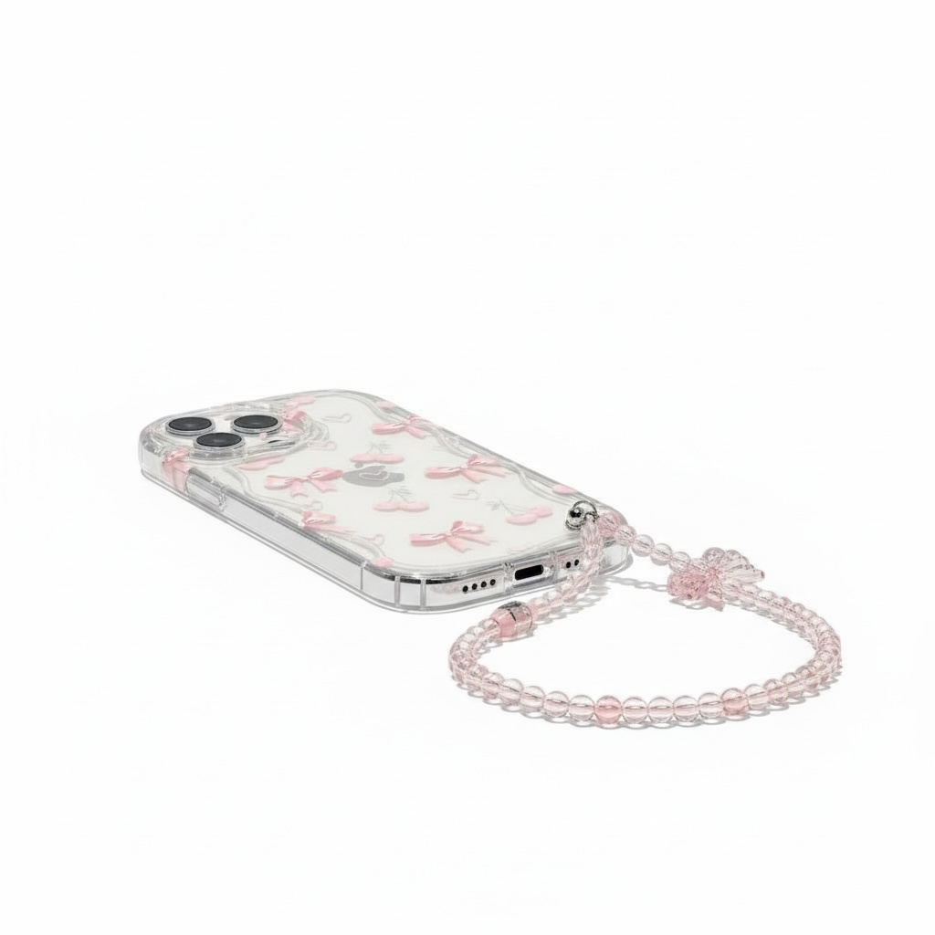 Etui Pink Bows (Soft-Touch)